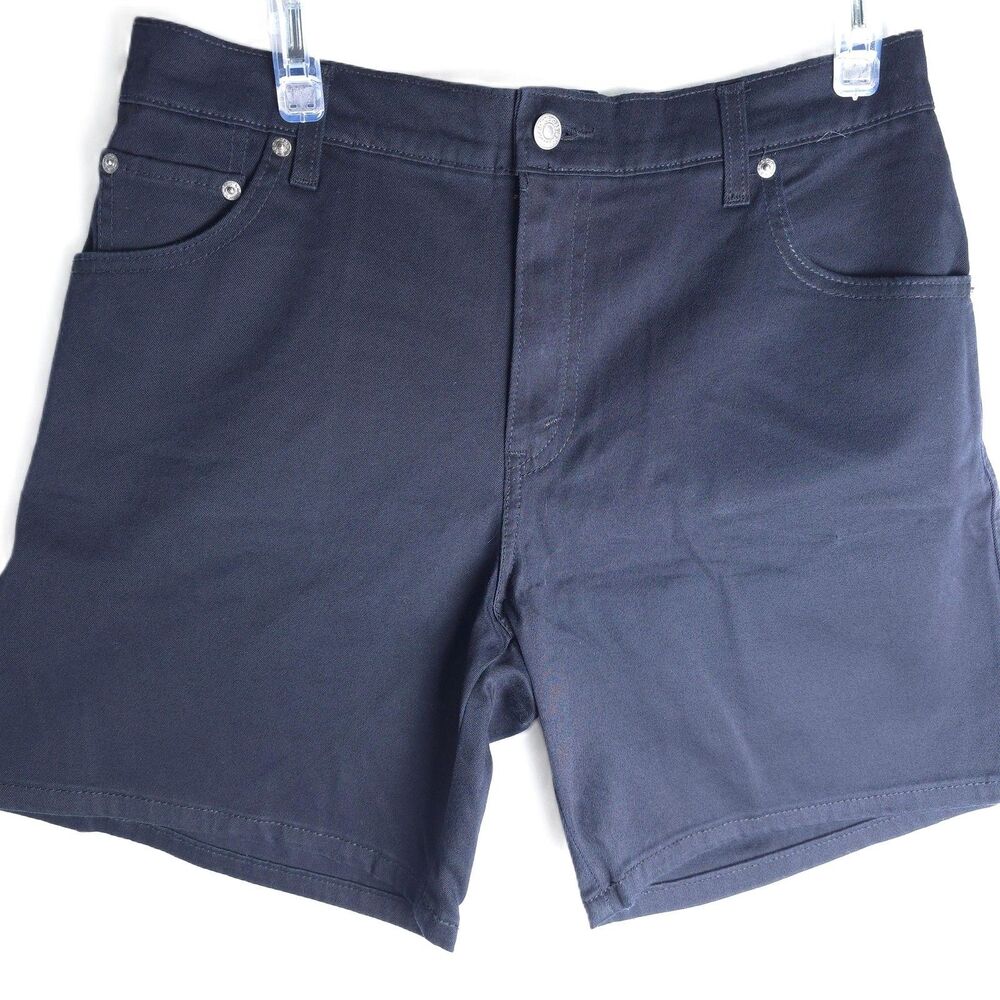 Levis 550 Relaxed jean Shorts  Size 12 Black Denim Casual Chino Summer